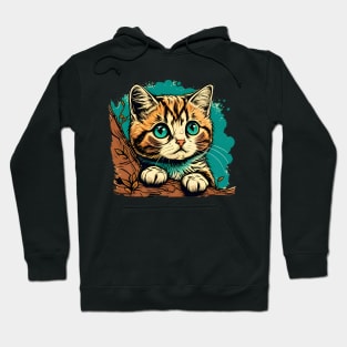 Cute Funny Cat Colorful - Gift For Kid Women Men Lover Hoodie